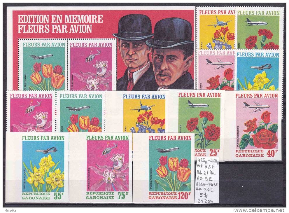 FLORA world wide, Plants, Flowers, Mushrooms, Fruits, over 219 stamps