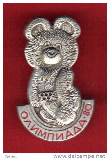 25978-broche  Jeux Olympiques.Ours.Russie. - Jeux Olympiques