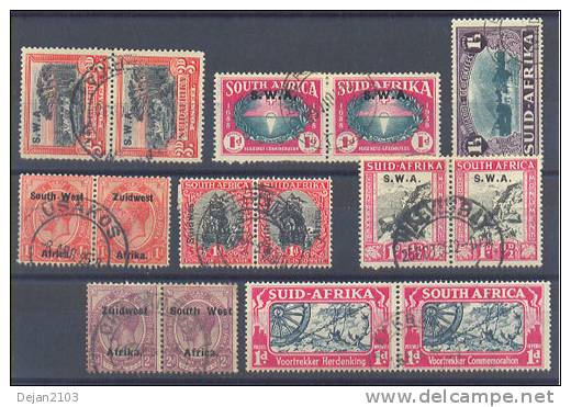 Great Britain Former Colony South Africa-Suid Afrika In Pairs USED - Unclassified