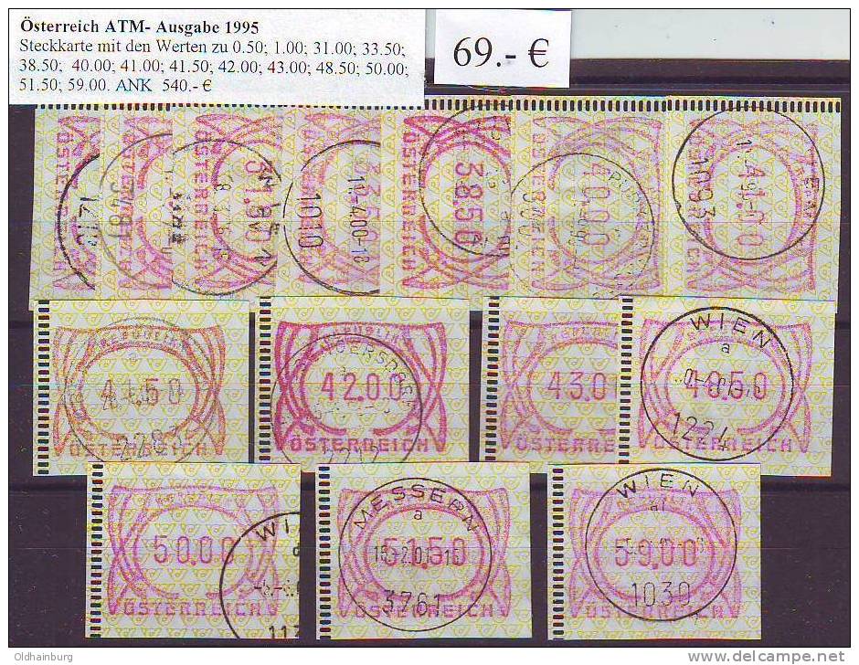 026za: Österreichs ATM- Ausgaben Mit Bedarfsstempel Hoher Katalogwert 540.- € - Used Stamps