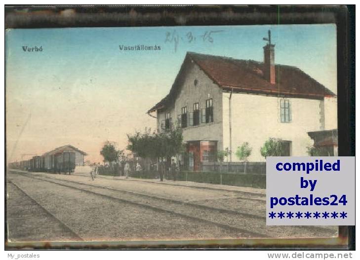 Wu02500 Bahnhof  Verbo X 1915 - Bahnhöfe Ohne Züge