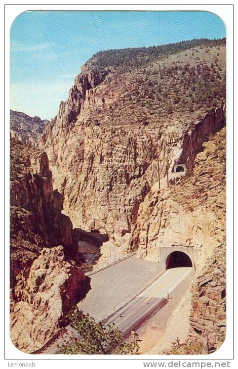 USA, Tunnels In Shoshone Canyon At Cody, Wyoming, Unused Postcard [12982] - Cody