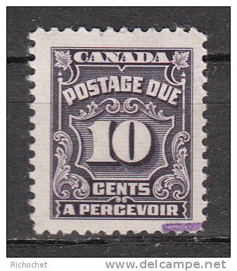 Canada Tx 20 Obl. - Postage Due