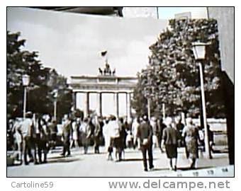 GERMANY BERLIN PORTA BRNANDEBOURG HAUPTSTADT DDR  ANIMATA VB1970 EB9598 - Porta Di Brandeburgo