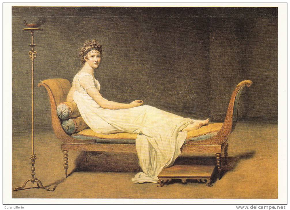 Peinture: Le Portrait De Madame Récamier - Louis David (1748 - 1825) Musée Du Louvre Edit. Réunions Des Musées Nationaux - Peintures & Tableaux