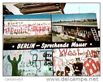 GERMANY BERLIN SPRECHENDE MAUER  MURO  VEDUTE VB1986 EB9613 - Muro De Berlin