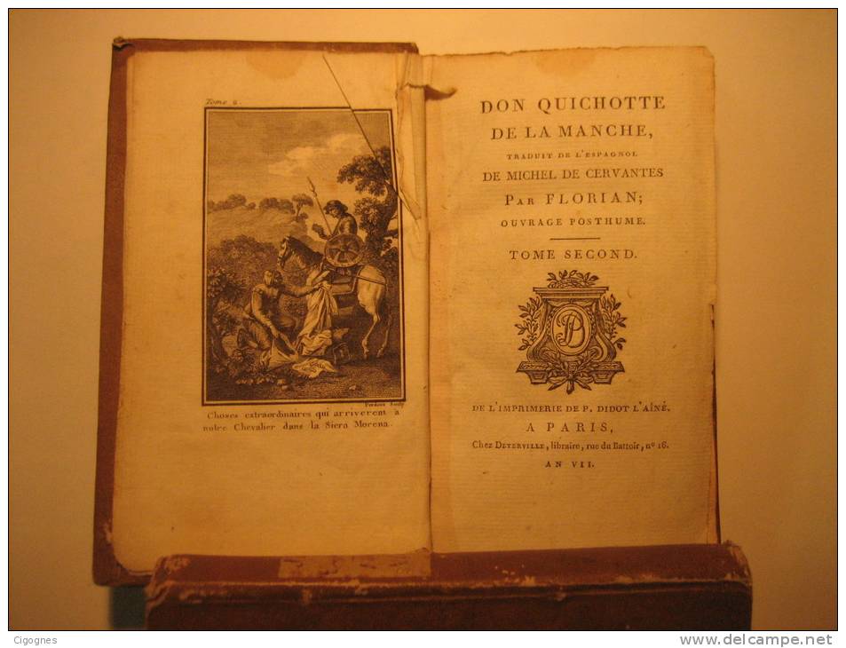 Florian : Don Quichotte (6 Volumes 9.5x15.5) - 1701-1800