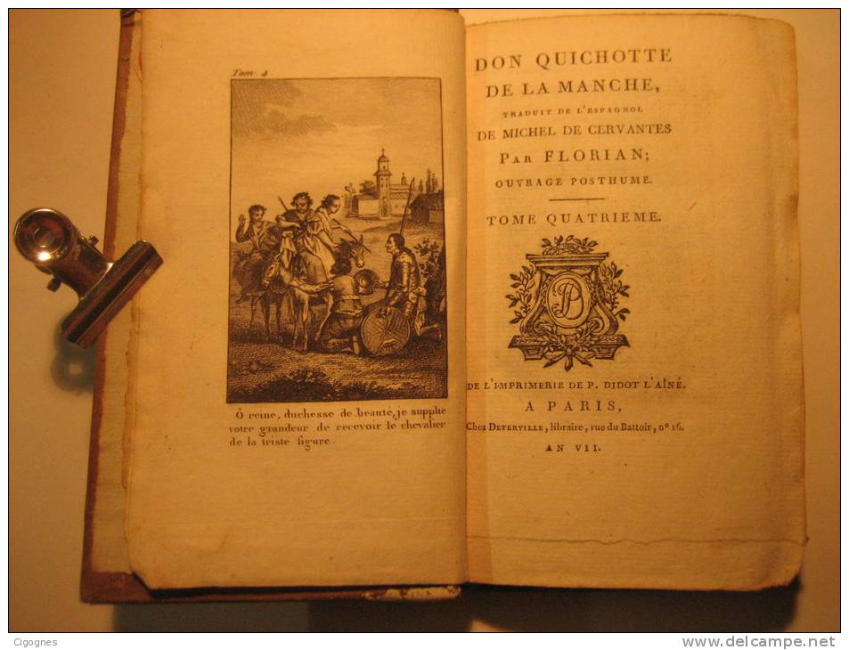 Florian : Don Quichotte (6 Volumes 9.5x15.5) - 1701-1800