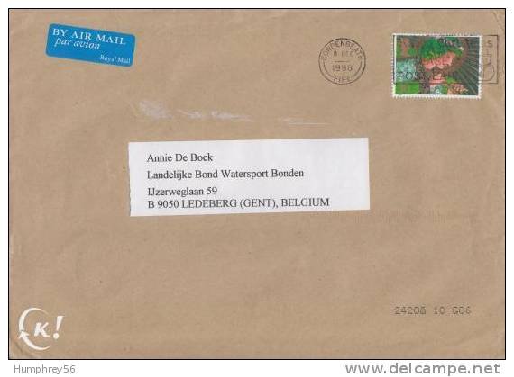 1998 - GREAT BRITAIN - Cover + SG 2066 [Christmas] + COWDENBEATH FIFE - Lettres & Documents