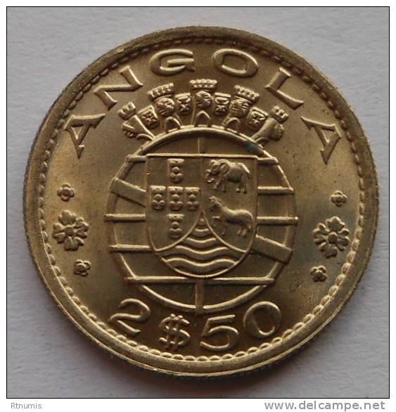 Angola 2 1/2 Escudos 1968 Km 77 - Angola