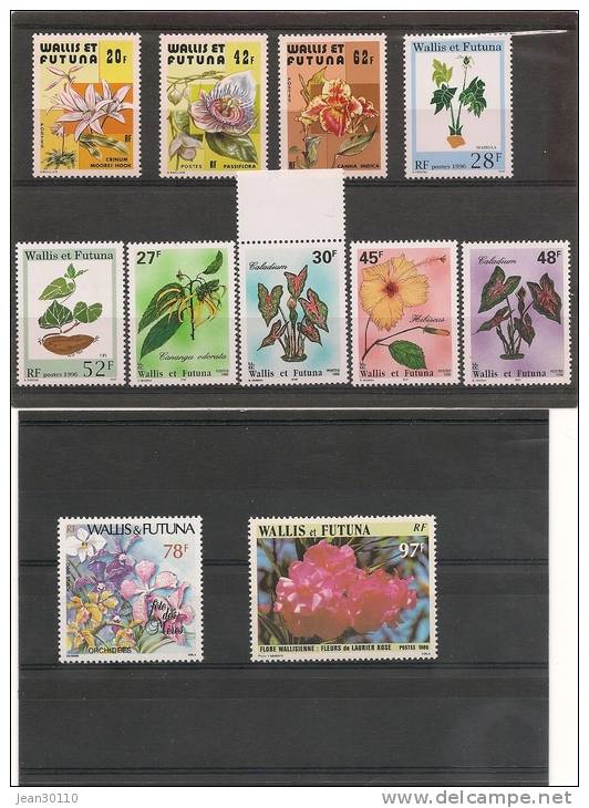 WALLIS ET FUTUNA   Timbres * *  Fleurs Côte 19,00 € - Verzamelingen & Reeksen