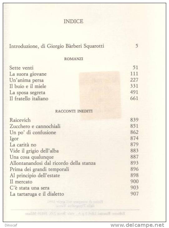 GIOVANNI ARPINO Storia Nostra  1991 910 Pp. ; 22 Cm,  Vedi Sotto Elenco Dei Racconti, Raicevich - History, Philosophy & Geography