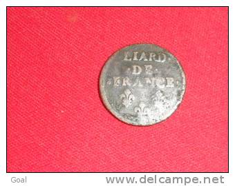 Liard De France/ 1693 "T" Ou "I"  ?(Monnaie Plus Belle Que Photo) - Autres & Non Classés