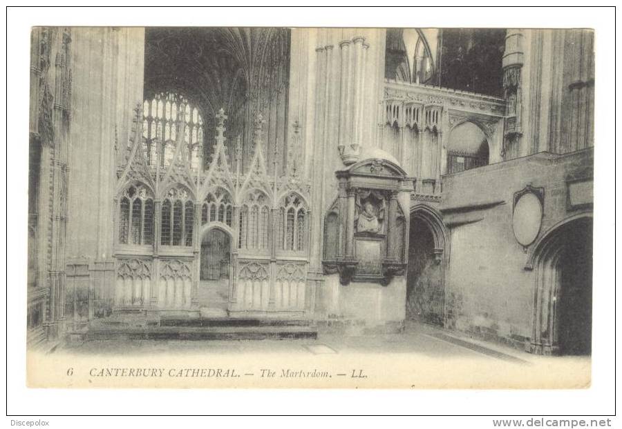 G1435 Canterbury Cathedral - The Martyrdom - Old Mini Card / Non Viaggiata - Canterbury