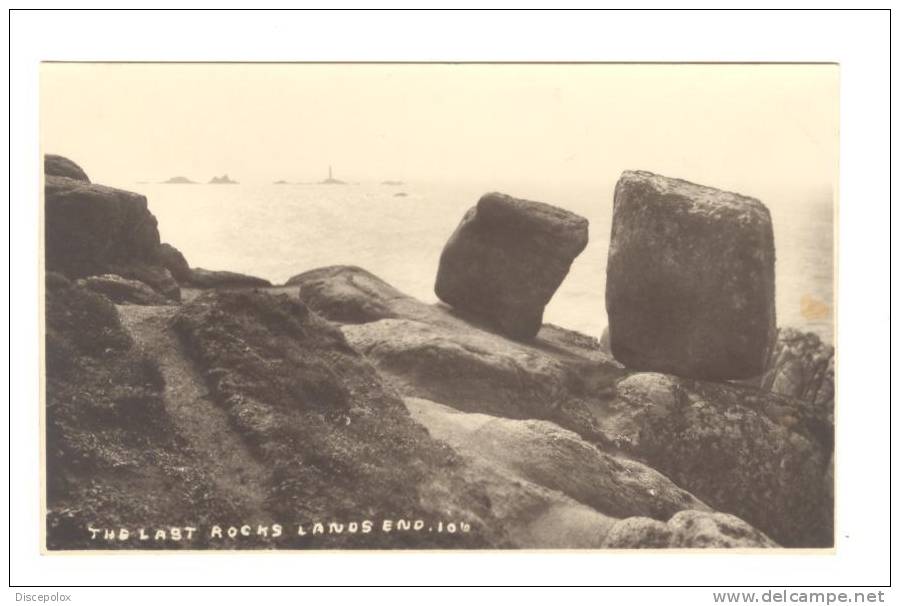 G1437 The Last Rocks Land's End - Old Mini Card / Non Viaggiata - Land's End