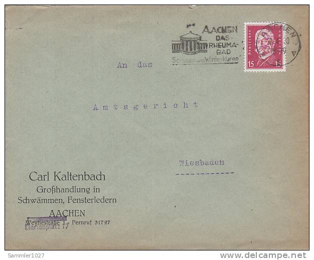 Deutsches Reich Mi.  414 Auf Brief Mit Sonderstempel - Sonstige & Ohne Zuordnung