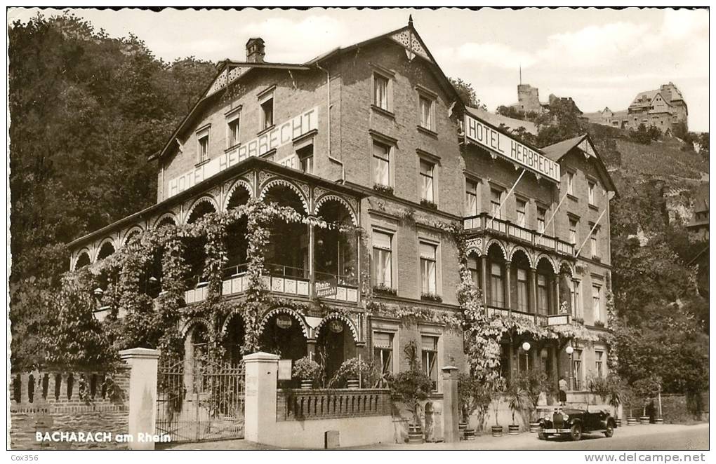 CPA ALLEMAGNE BACHARACH AM RHEIN Hotel HERBRECHT - Bacharach