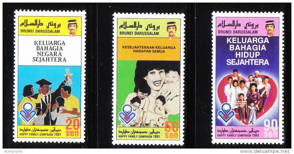 Brunei 1991 Happy Family Campaign MNH - Brunei (1984-...)