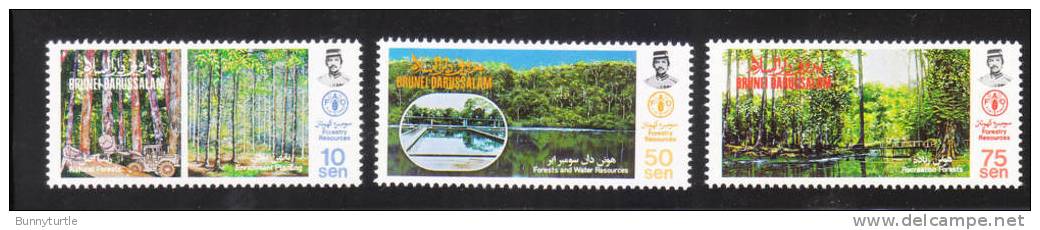 Brunei 1984 Forestry Resources MNH - Brunei (1984-...)