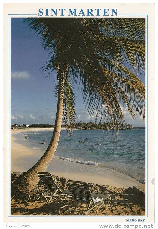 BR27615 Sint Maarten Netherlands Antilles Maho Bay   2  Scans - Saint-Martin