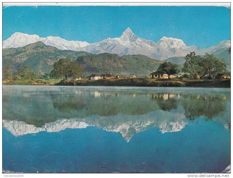 BR28202 Mt Machhapuchhare And Phewa Tal   2  Scans - Nepal