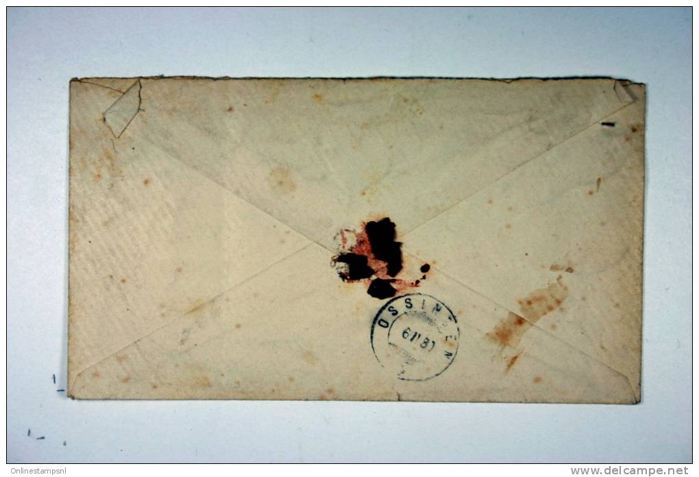 Switserland: Cover Thalweil -&gt; Ossingen, 1881, 2 X 5, Wax Sealed - Cartas & Documentos