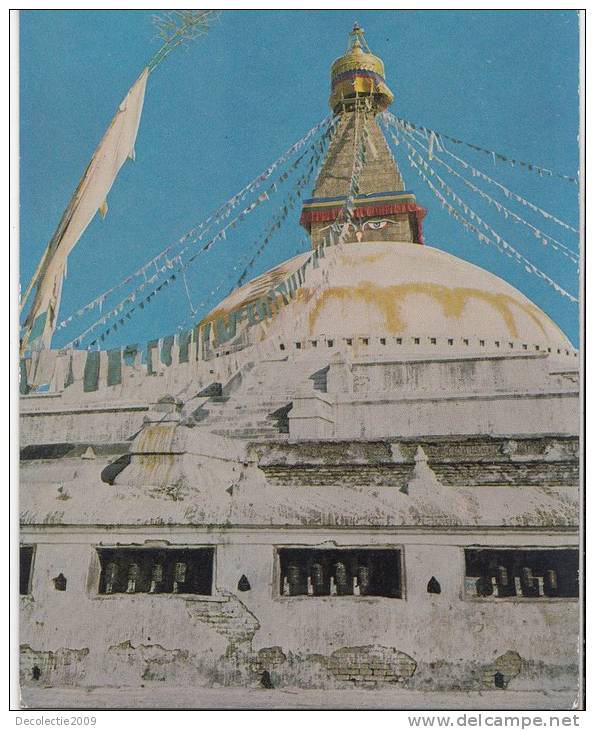 BR28215 Boudhanath Stupa     2  Scans - Nepal