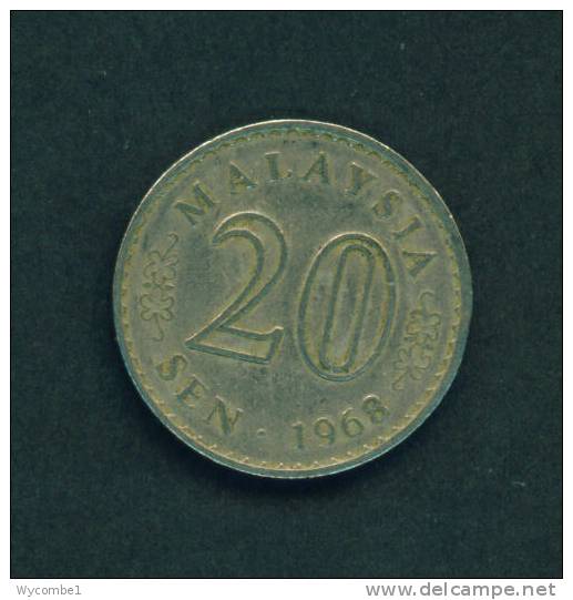 MALAYSIA  -  1968  20 Sen  Circulated As Scan - Malaysie