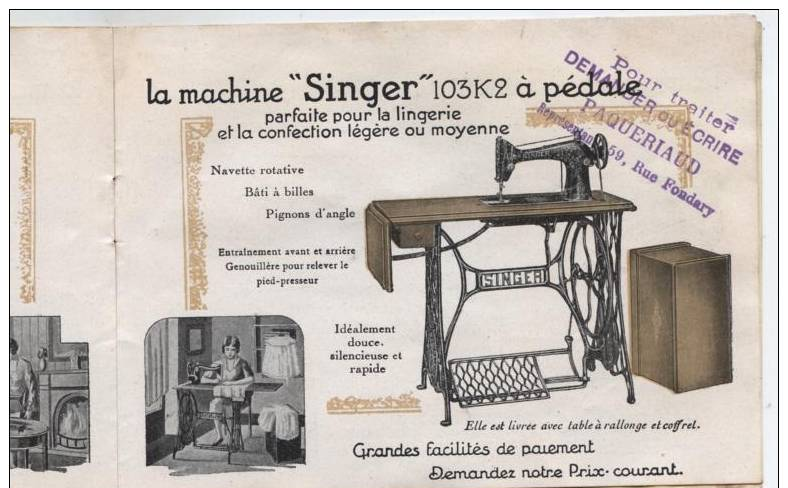 CATALOGUE  SINGER  (  7  SCANS  )  .  VOIR  DESCRIPTION  . - Fashion