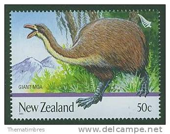NZ0058 MOA Dinorsis Grand Oiseau Fossile 2477 Nouvelle Zelande 2009 Neuf ** - Unused Stamps