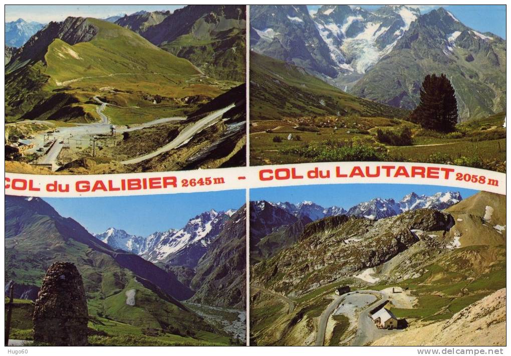 LES COLS DU GALIBIER - LAUTARET - Multivues - Autres & Non Classés