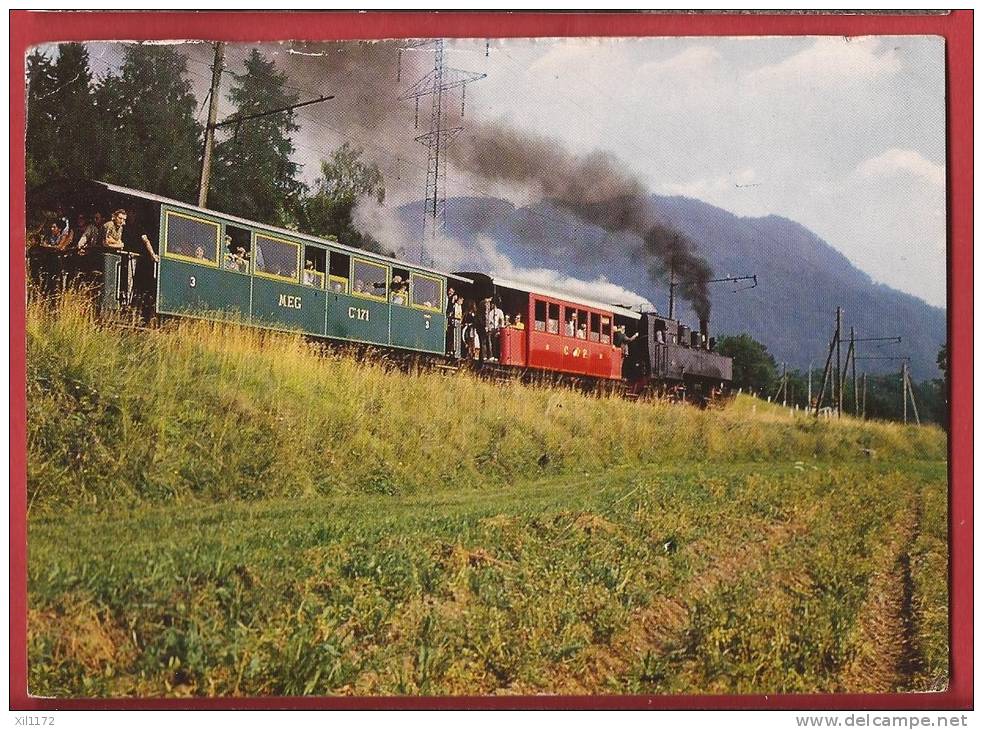 C0342 Chemin De Fer Touristique Blonay-Chamby,loco à Vapeur.Circulé. Perrochet 5581 - Roche