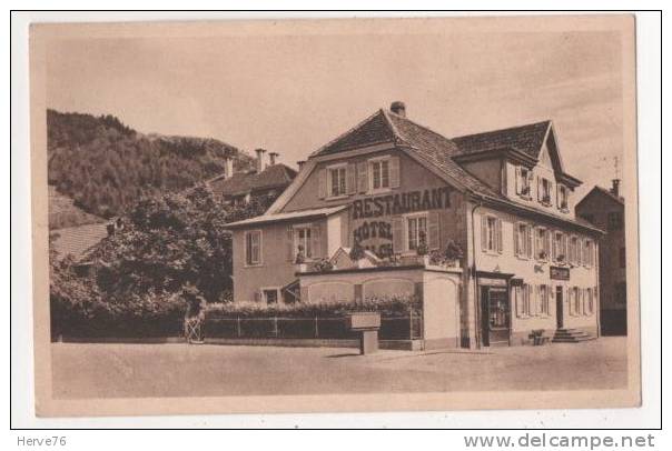 FELLERING - Hôtel Restaurant Du Boeuf Rouge - Autres & Non Classés