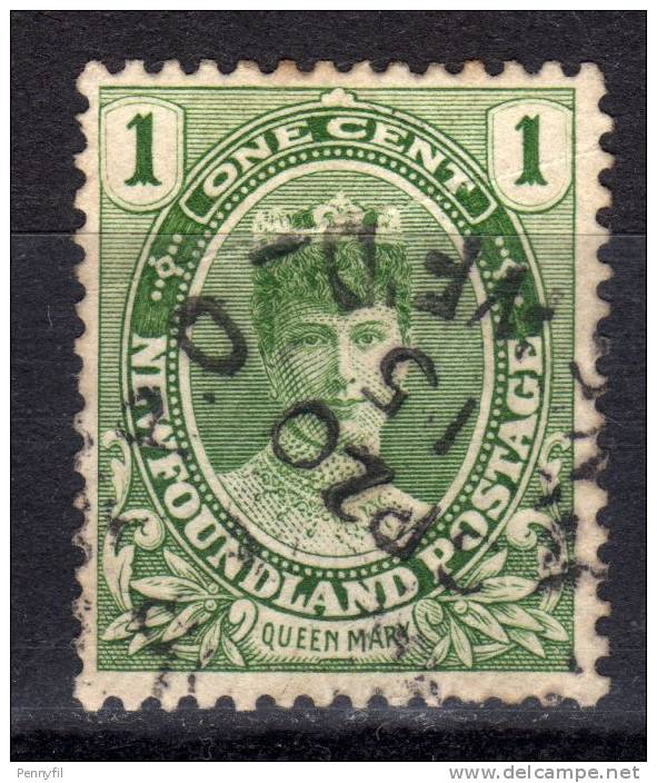 TERRANOVA NEWFOUNDLAND TERRE-NEUVE – 1911 YT 89 USED - 1908-1947