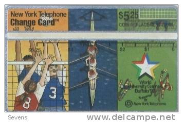 New York Change Card,93´ World University Games , Mint - [1] Tarjetas Holográficas (Landis & Gyr)