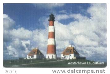 Germany Chip Phonecard,PD11.98,westerh Ever Lighthouse,used - Lighthouses