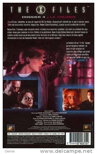 THE X FILES  ° **** Aux Frontieres Du Reel  *** Dossier  4    La Colonie - Sci-Fi, Fantasy