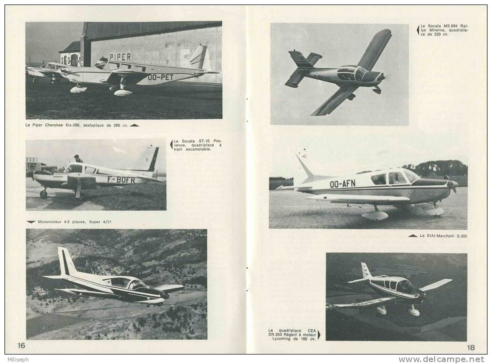Programme Illustré Du 2 Ième SALON INTERNATIONAL DE L´AVIATION GENERALE - Aéroport De Charleroi - Gosseleis 1968  (2915 - Aviation