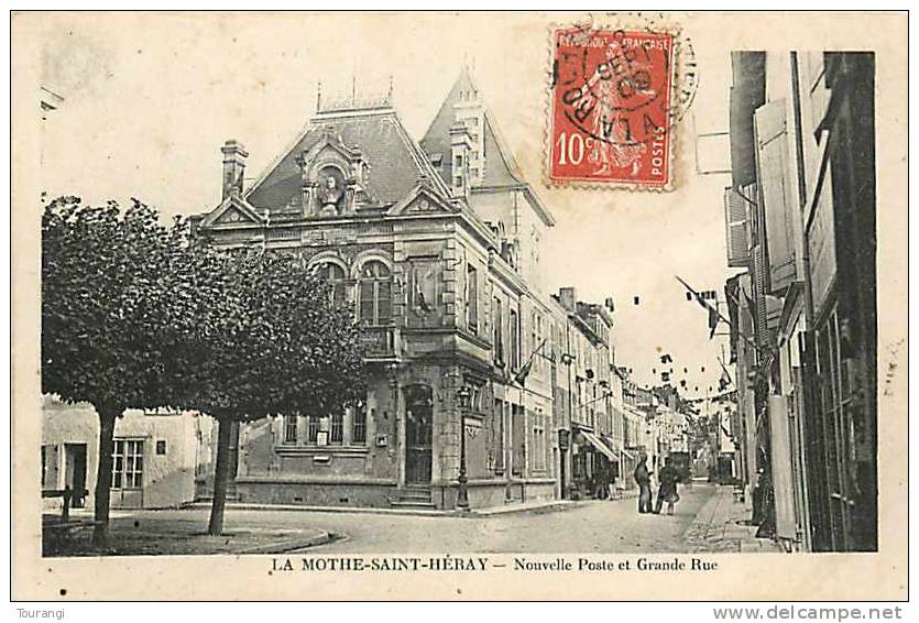 Déc12 179 : La Mothe-Saint-Héray  -  Nouvelle Poste  -  Grande Rue - La Mothe Saint Heray