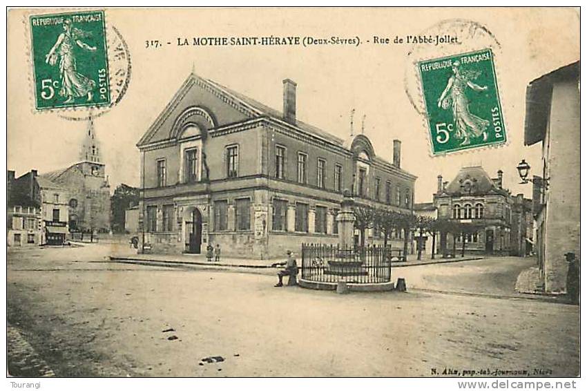 Déc12 181 : La Mothe-Saint-Héray  -  Rue De L'Abbé-Jollet - La Mothe Saint Heray