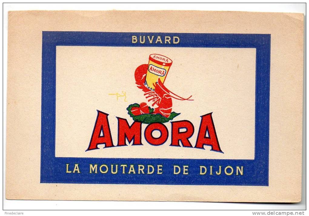 Buvard - Moutarde De Dijon Amora - Senf
