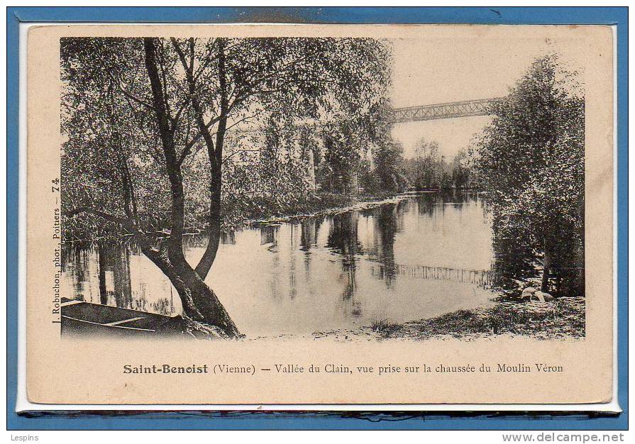 86 - SAINT BENOIT --   Vallée Du Clain.... - Saint Benoit