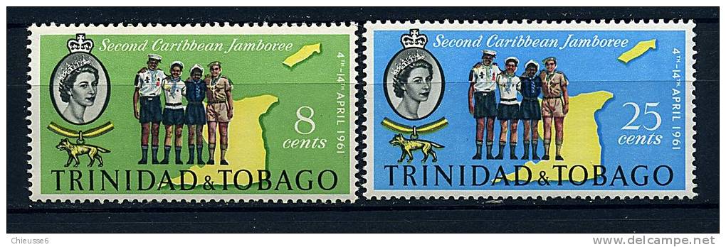 Trinité ** N° 190/191 - 2e Jamboree Des Caraïbes - Trinité & Tobago (1962-...)