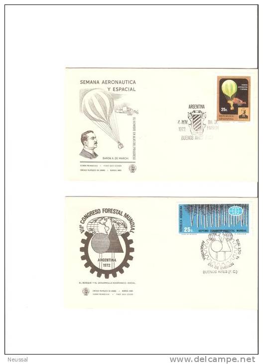 3 Sobres De Argentina-6 - FDC