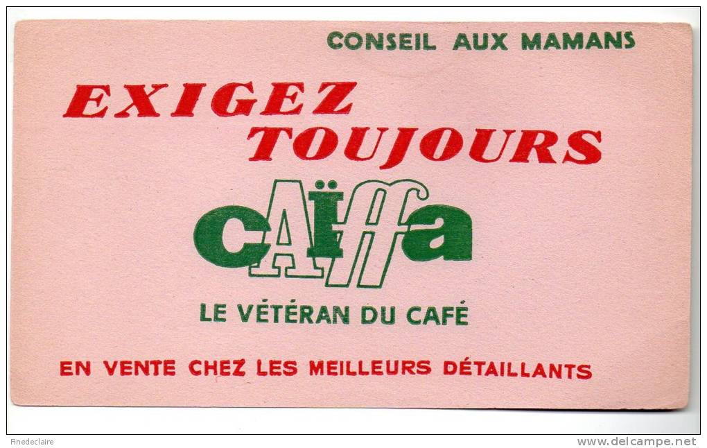 Buvard - Café Caïffa - Café & Thé
