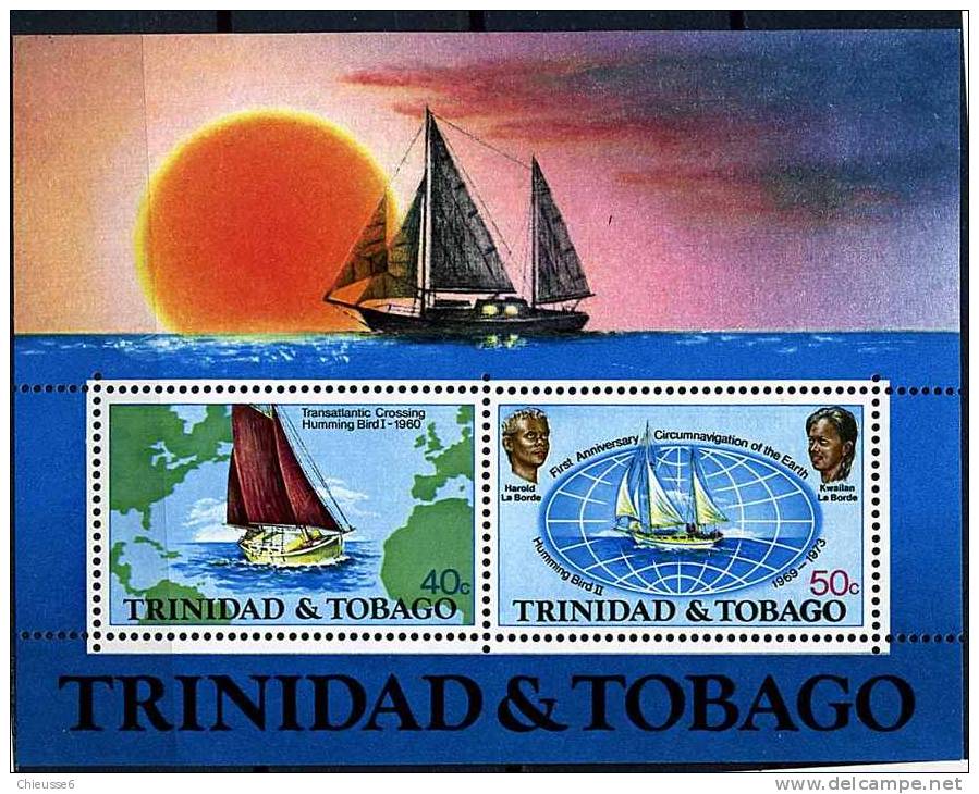 S	Trinité ** Bloc N° 11 - Croisière Transatlantique - Trinité & Tobago (1962-...)