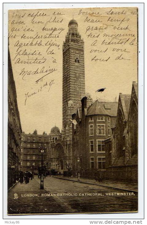 Royaume-Uni-- LONDRES--1907-- Roman Catholic Cathedral (carte Animée ) éd  Tuck - Westminster Abbey