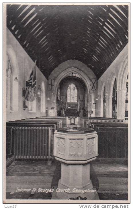 GEORGEHAM C1930 - INTERIOR S.GEORGE'S CHURCH -  GB00107 - Other & Unclassified