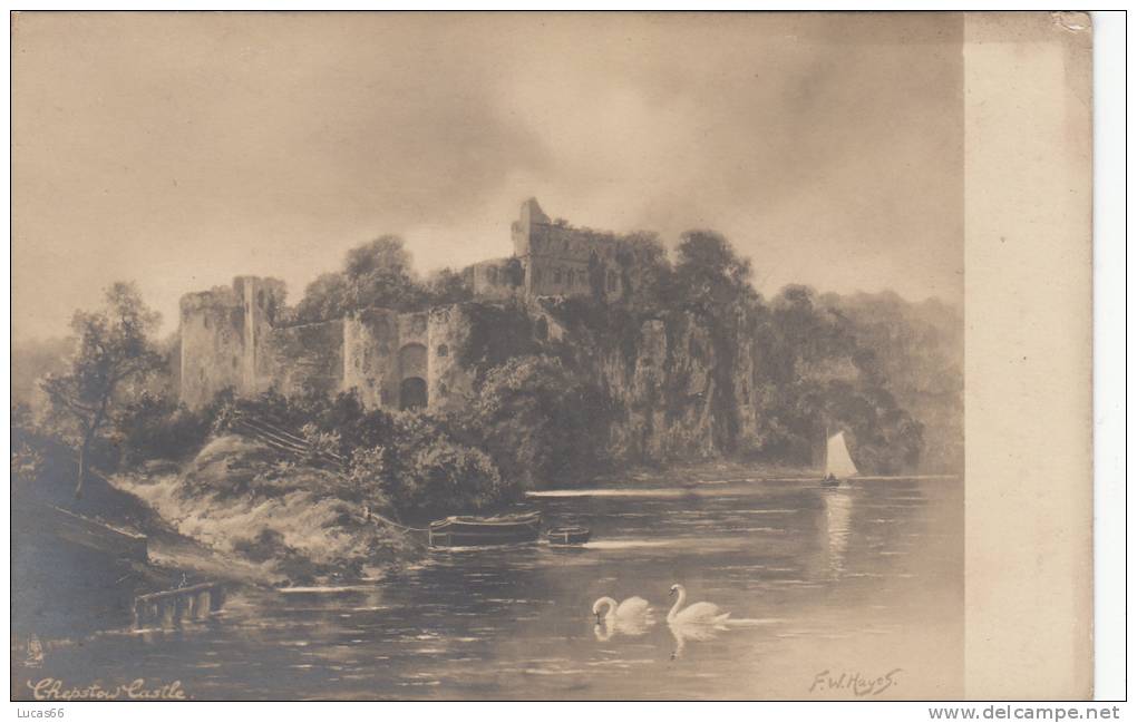 CHEPSTOW CASTLE ( PAINTING BY F.W.HAYES)  C1930  - GB00121 - Monmouthshire