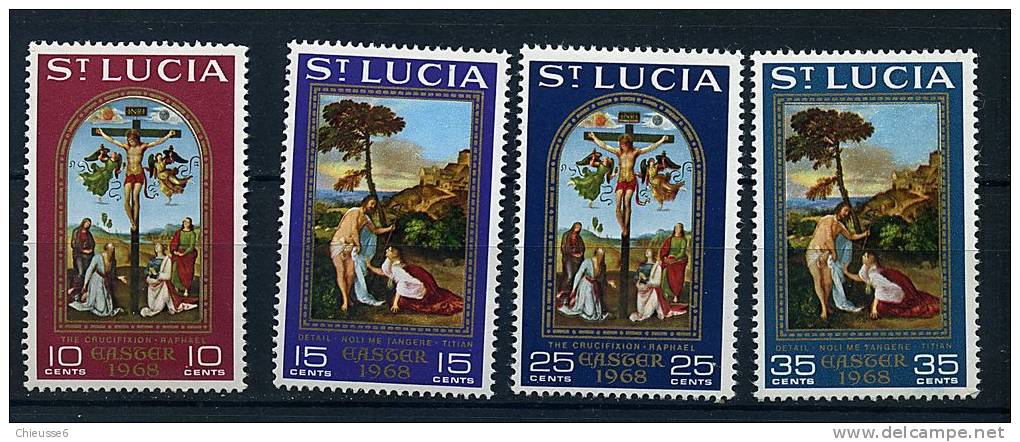 S	Ste Lucie ** N° 229 à 232 - Pâques - St.Lucia (1979-...)